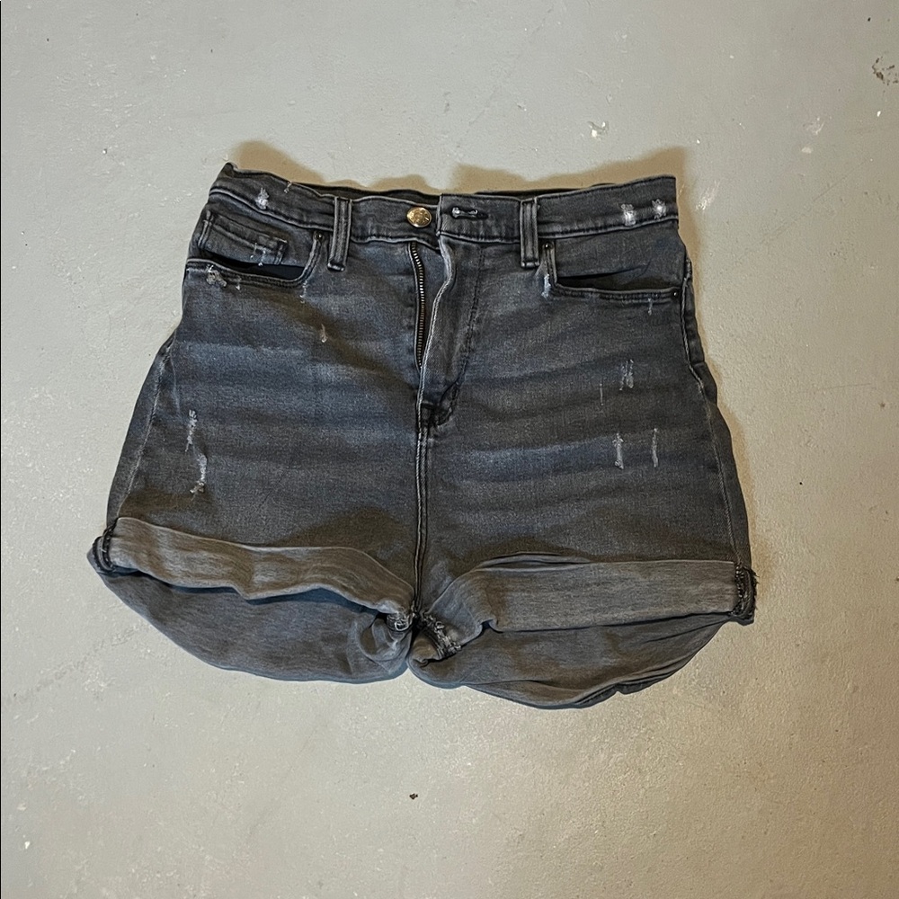 BDG Dark Gray Denim Shorts